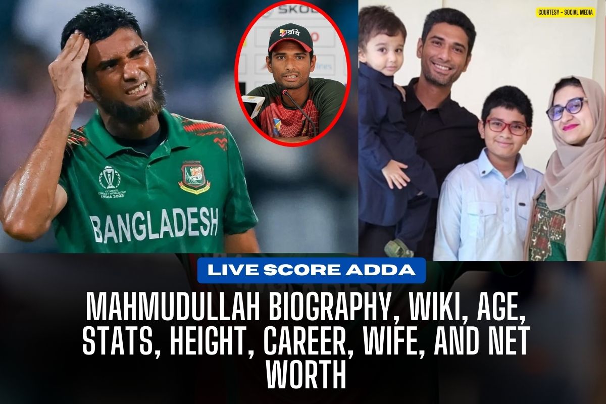 Mahmudullah Biography, Age, Wiki, Stats, Height, Wife, Rankings, Net Worth in 2024