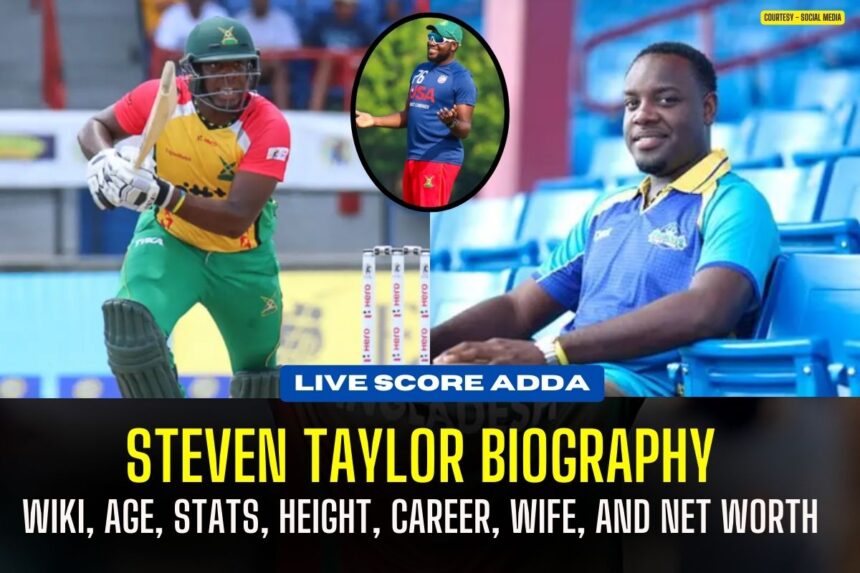 Steven Taylor USA Cricketer Biography, Age, Height, Stats, Wife, Records, Net Worth