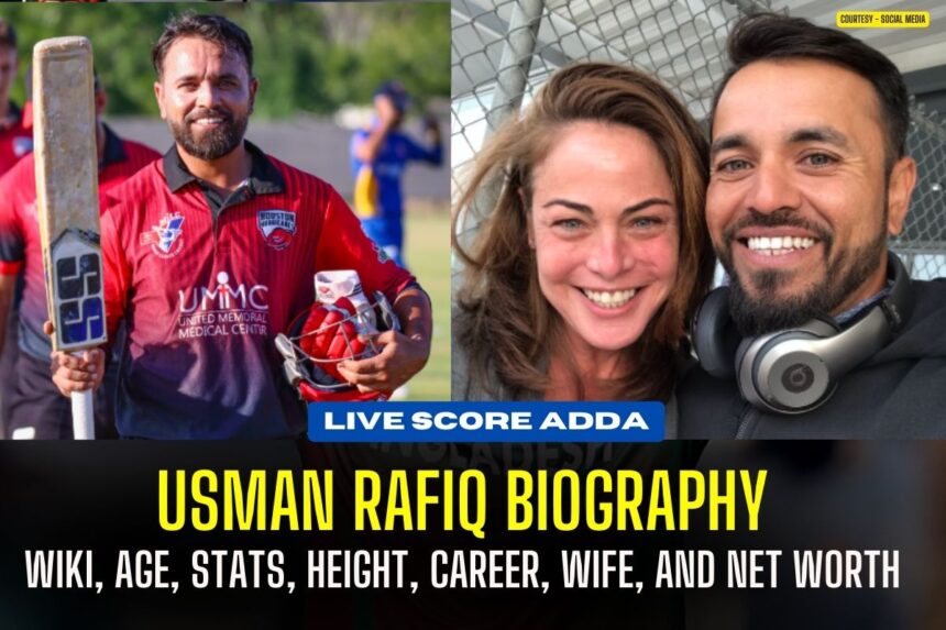 Usman Rafiq USA Cricker Biography, Age, Height, Wife, Stats, Records, Net Worth