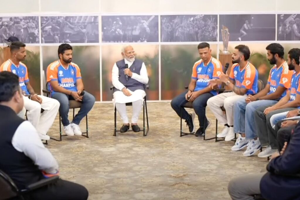 Virat Kohli with PM Modi